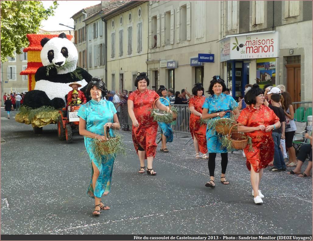 Fête du cassoulet de Castelnaudary 2013 char Panda