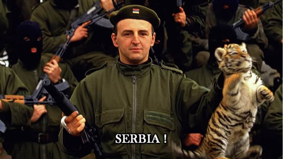 Arkan et les milices paramilitaires serbes Tigres
