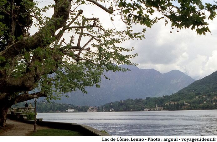 Lenno au bord du lac de Côme