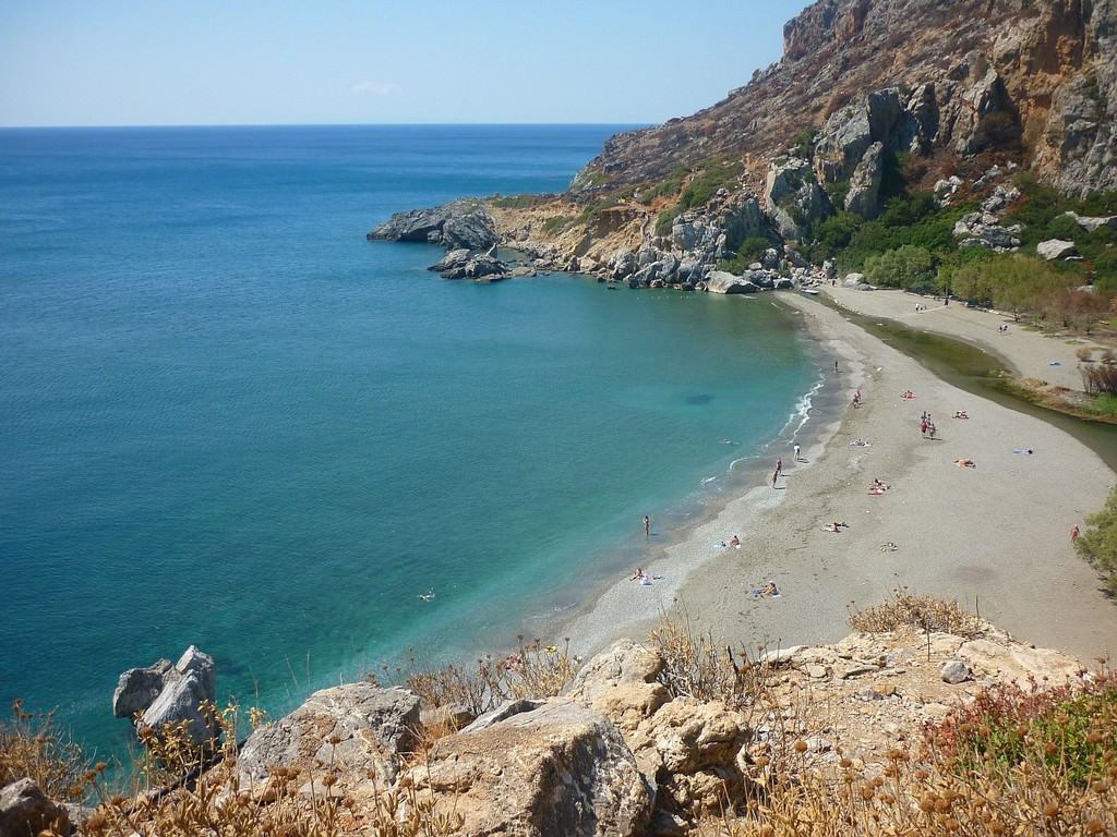 Preveli plage de rêve en Crète