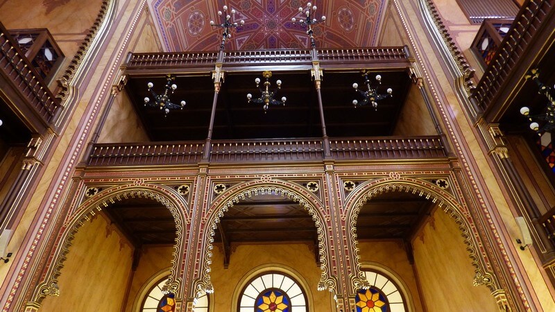 synagogue de Budapest intérieur