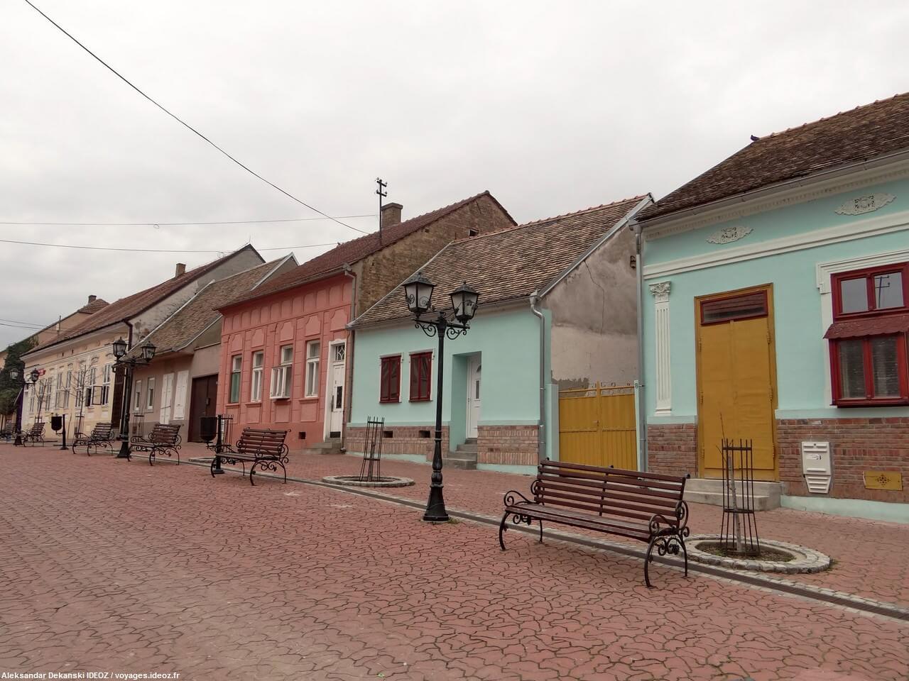 Irig rue principale en Voivodine serbe