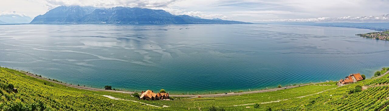 Lac Leman près de Genève