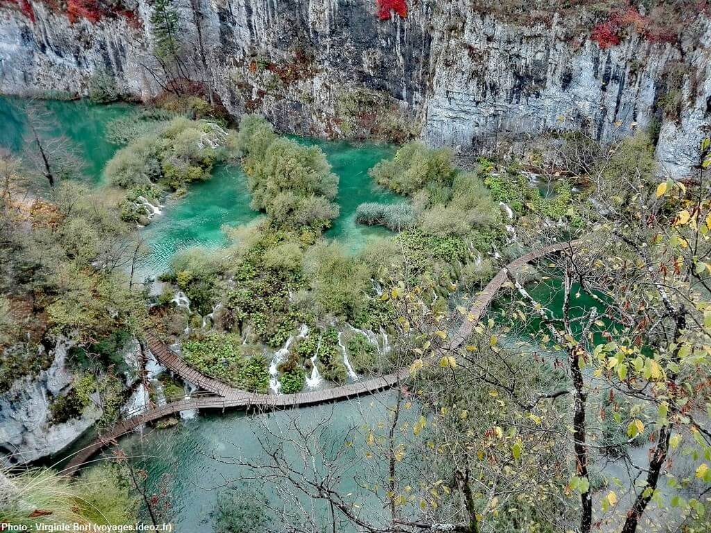 Sentier des lacs inférieurs de Plitvice