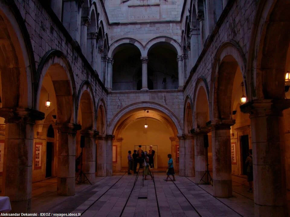 Dubrovnik Atrium du Palais des Recteurs