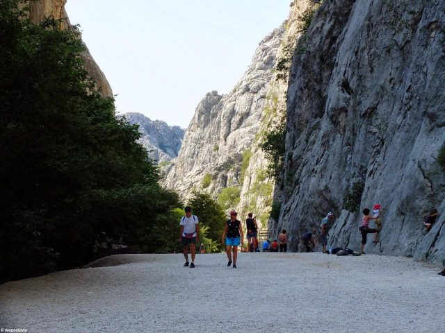 Entrée du canyon de Velika Paklenica