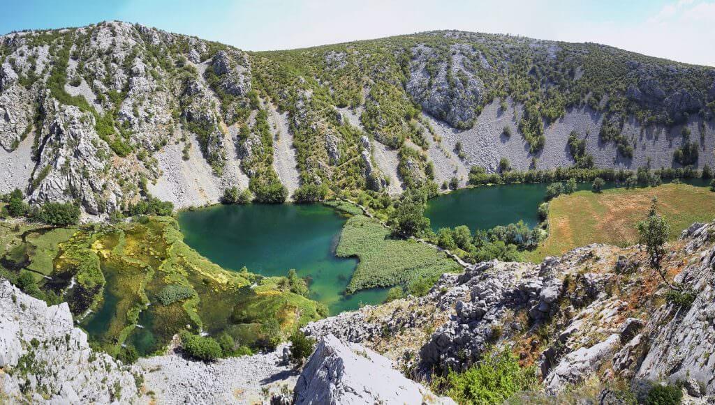 kudin most sur la rivière Krupa en Dalmatie