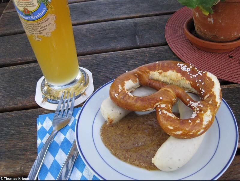 weisswurst biere blanche à Munich