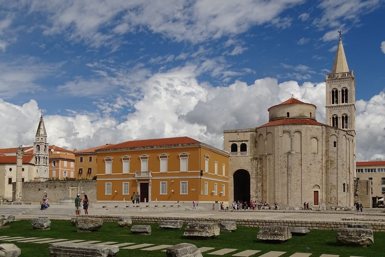 Zadar église saint Donatus et vestiges antiques