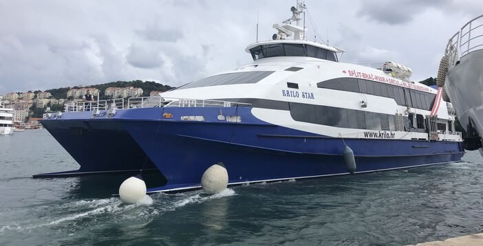catamaran Krilo star relian Split à Dubrovnik