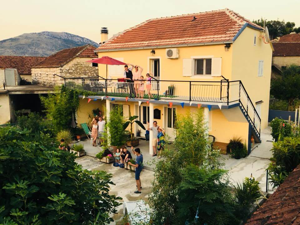 Villa Mélanie chez Mélanie et Antonio couple franco croate en Dalmatie