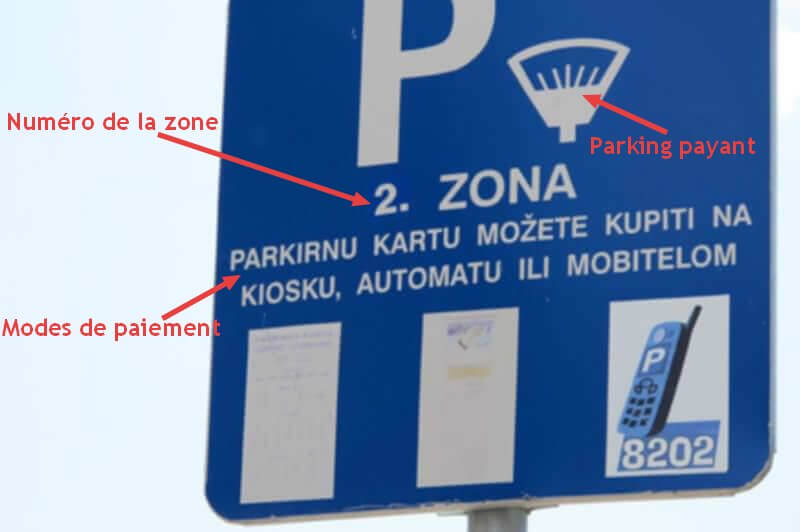 zone 2 parking public à Dubrovnik