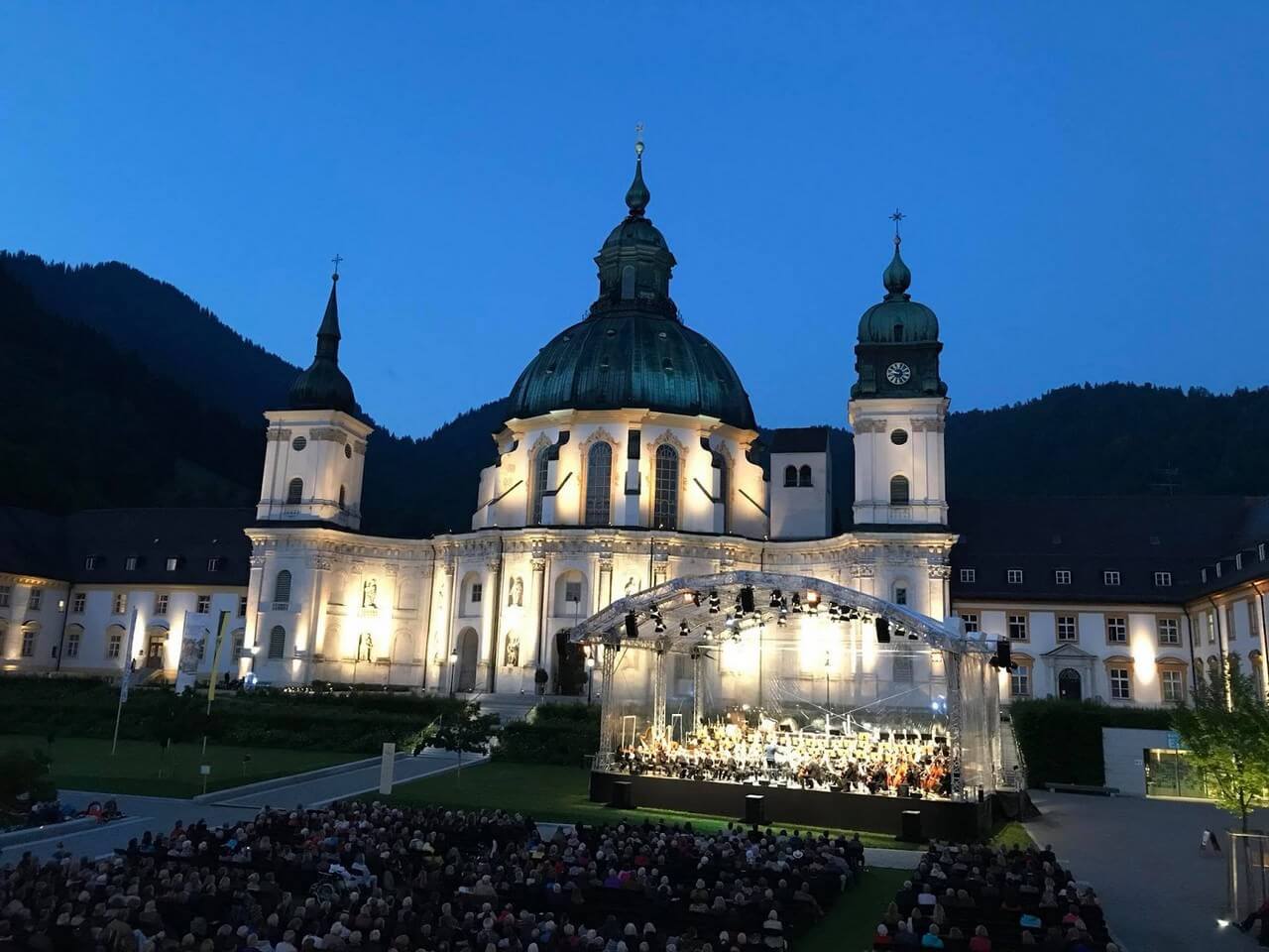 Abbaye d'Ettal en Bavière lors du festival Richard Strauss