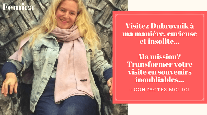 Anne Femica guide francophone à Dubrovnik