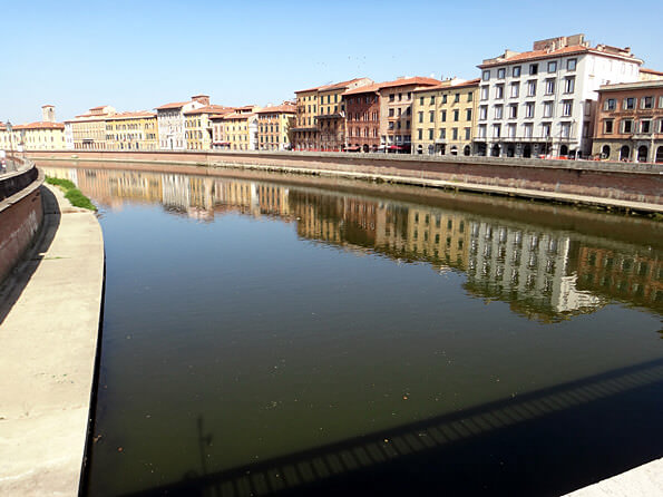 pise ponte mezzo, plus ancien pont de Pisa