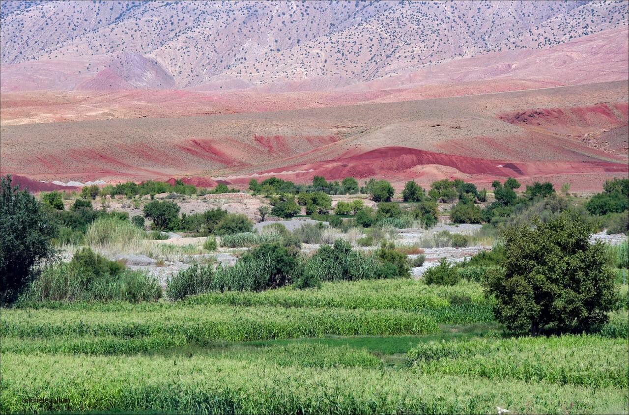Paysages de l'Atlas marocain vallée de Dades