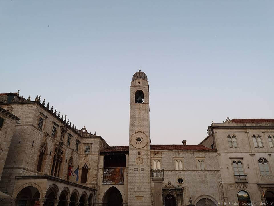 Place centrale de Dubrovnik