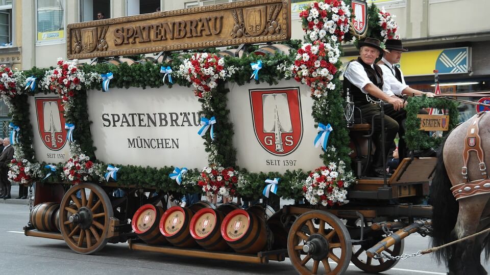 Spatenbrau München défilé d'oktoberfest