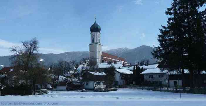 Oberammergau sous la neige