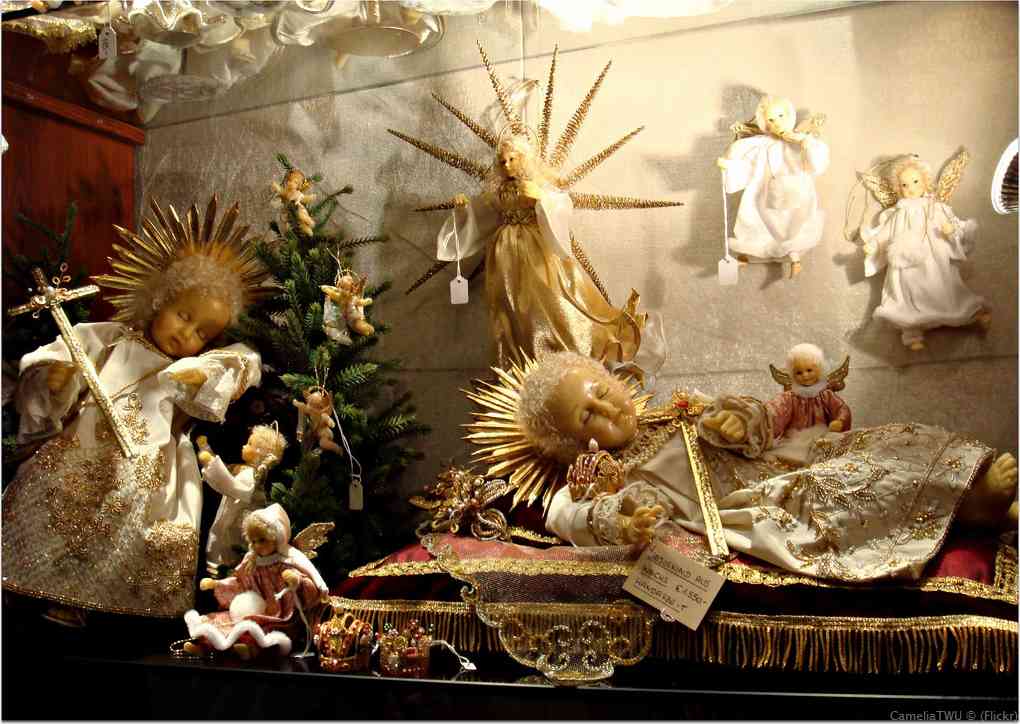 pièces et figurines de la Nativité à Salzbourg