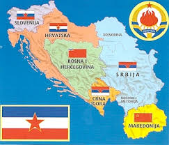 carte républiques de yougoslavie