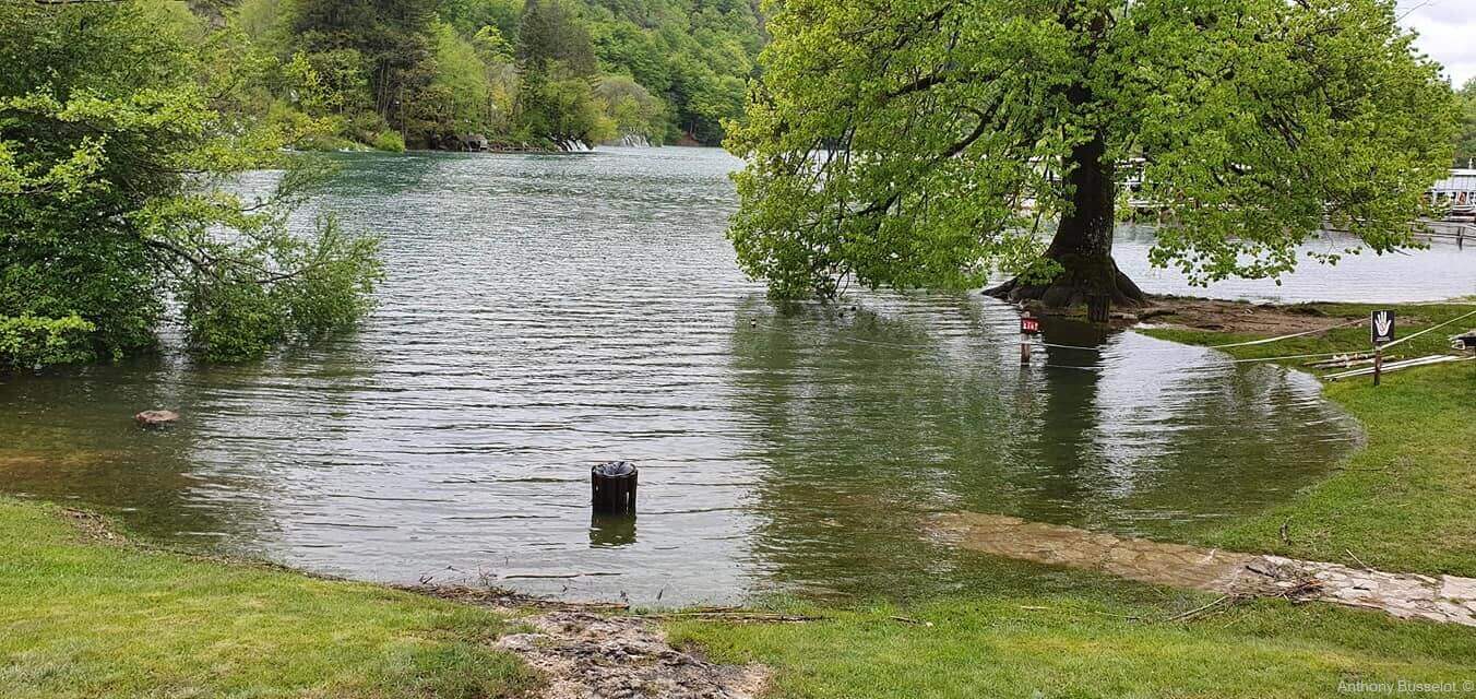 inondations à Plitvice mai 2019