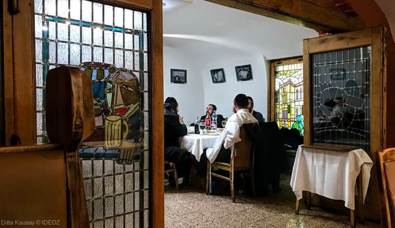 budapest dîner casher dans un restaurant du quartier juif