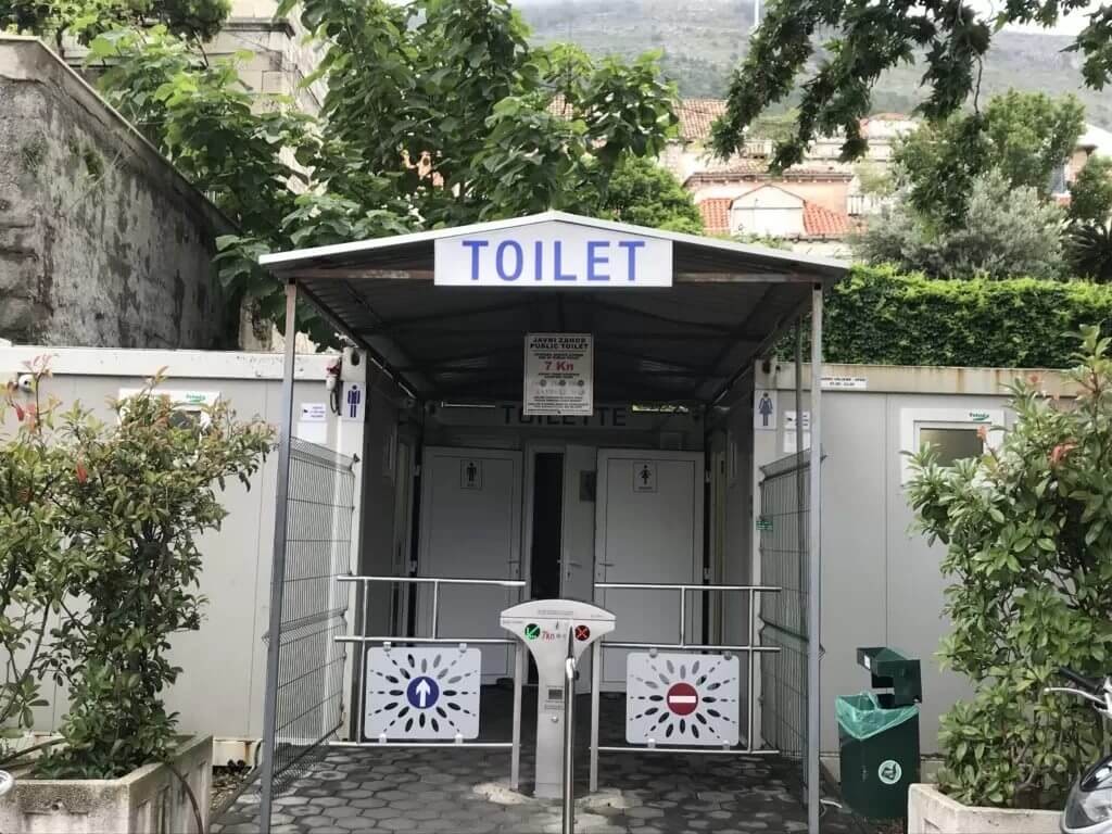 dubrovnik toilettes wc en croatie