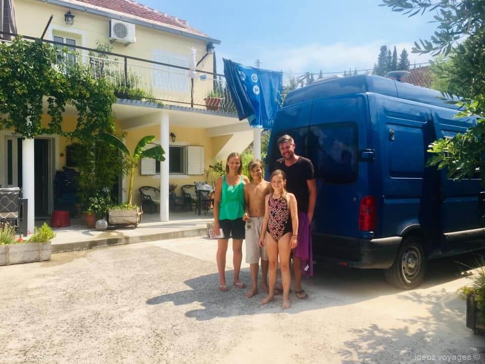 famille chti séjournant à la villa jozetine à stasevica