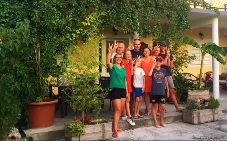 famille à stasevica à la villa mélanie