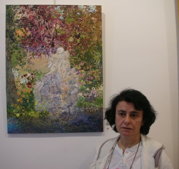 Fatima El Hajj peintre libanaise exposant à paris