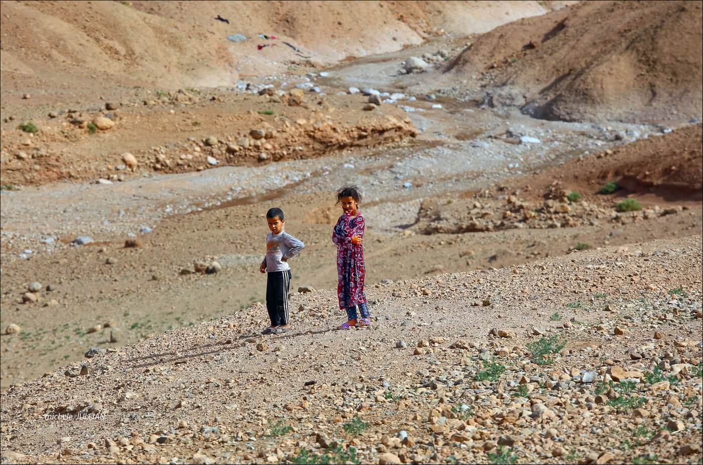 enfants nomades au maroc berbère