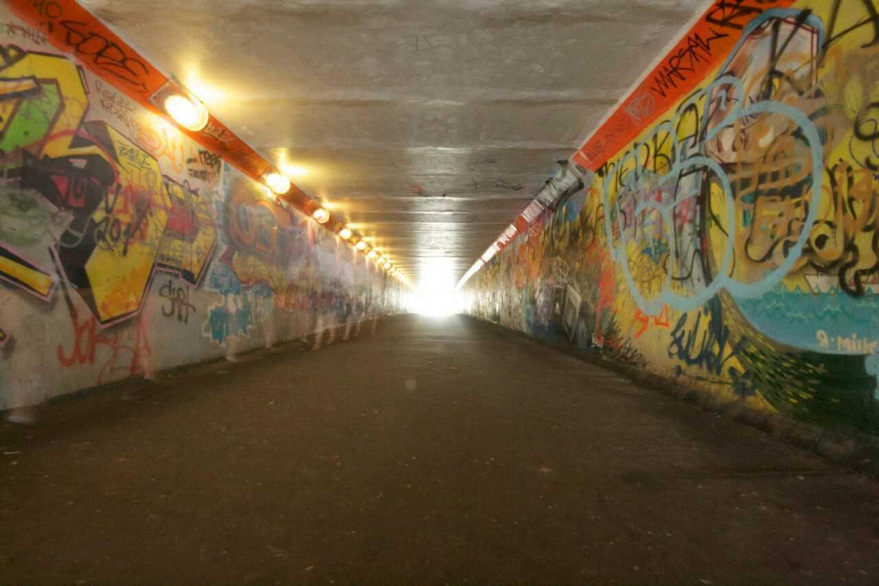 passage souterrain de kupsala street art riga