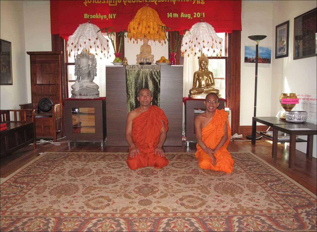 moines bouddhistes à brooklyn