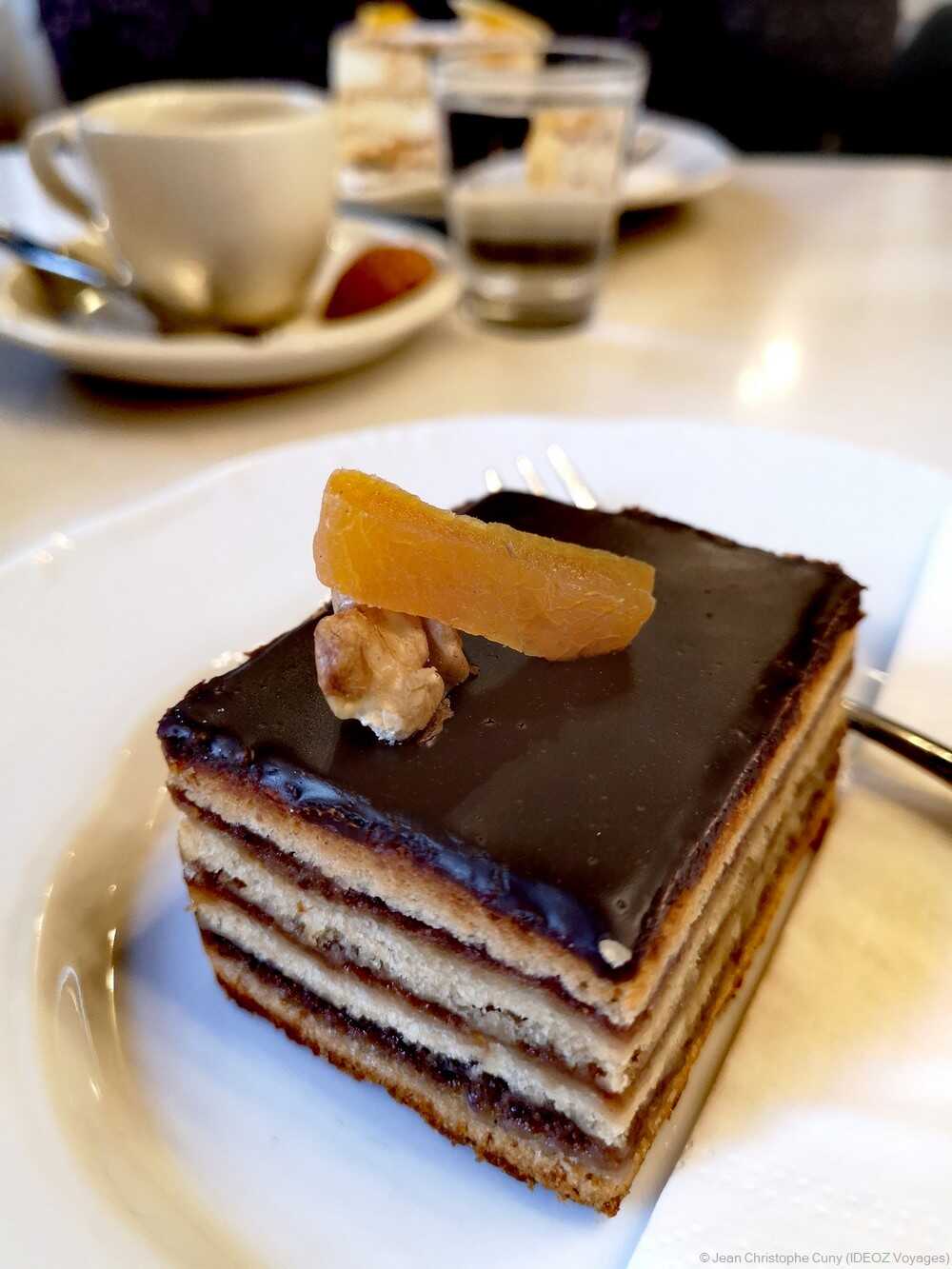 gâteau Zserbo au café Hauer