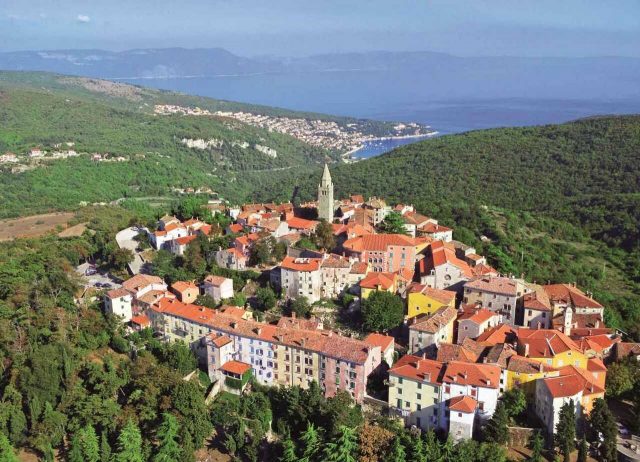 labin en istrie rouge