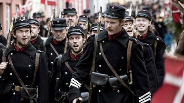 1864 amour et trahisons en temps de guerre : départ des danois pour le terrain de bataille