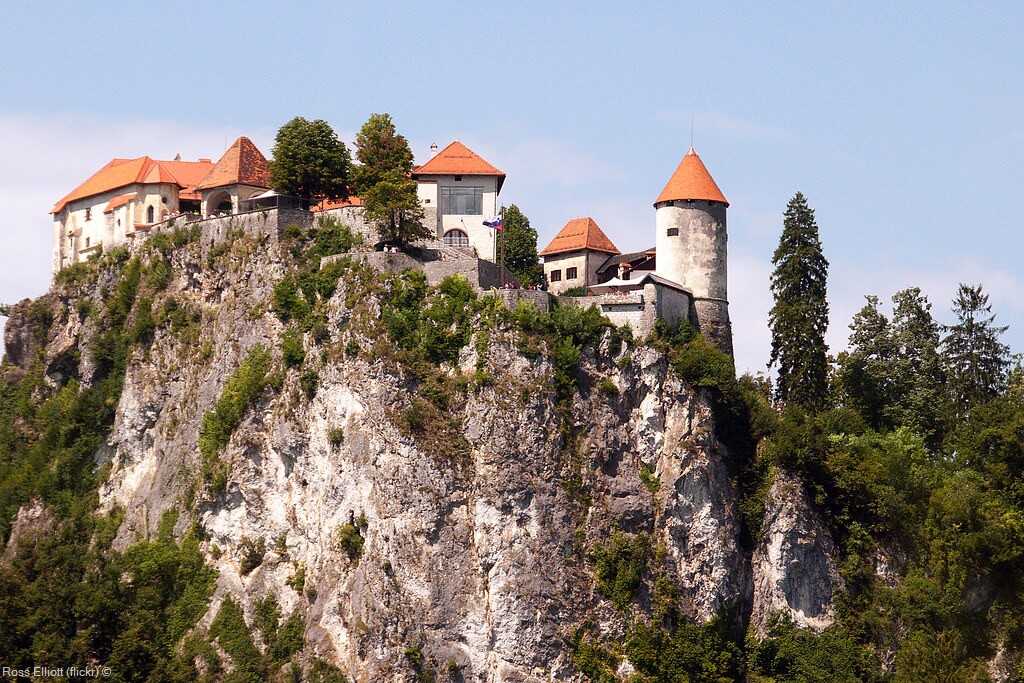château médiéval du lac de bled