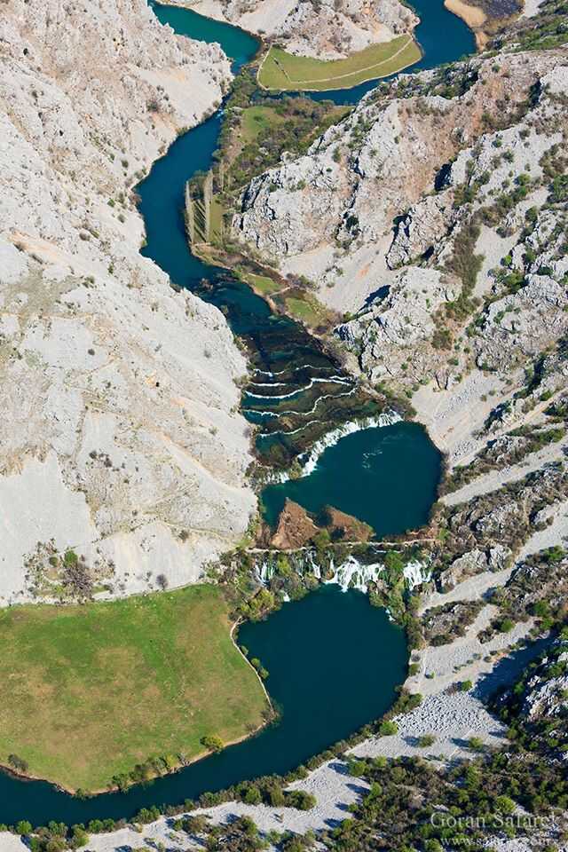 chutes de la rivière Zrmanja slapovi zrmanje