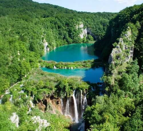 Chutes de donja jezera Plitvice