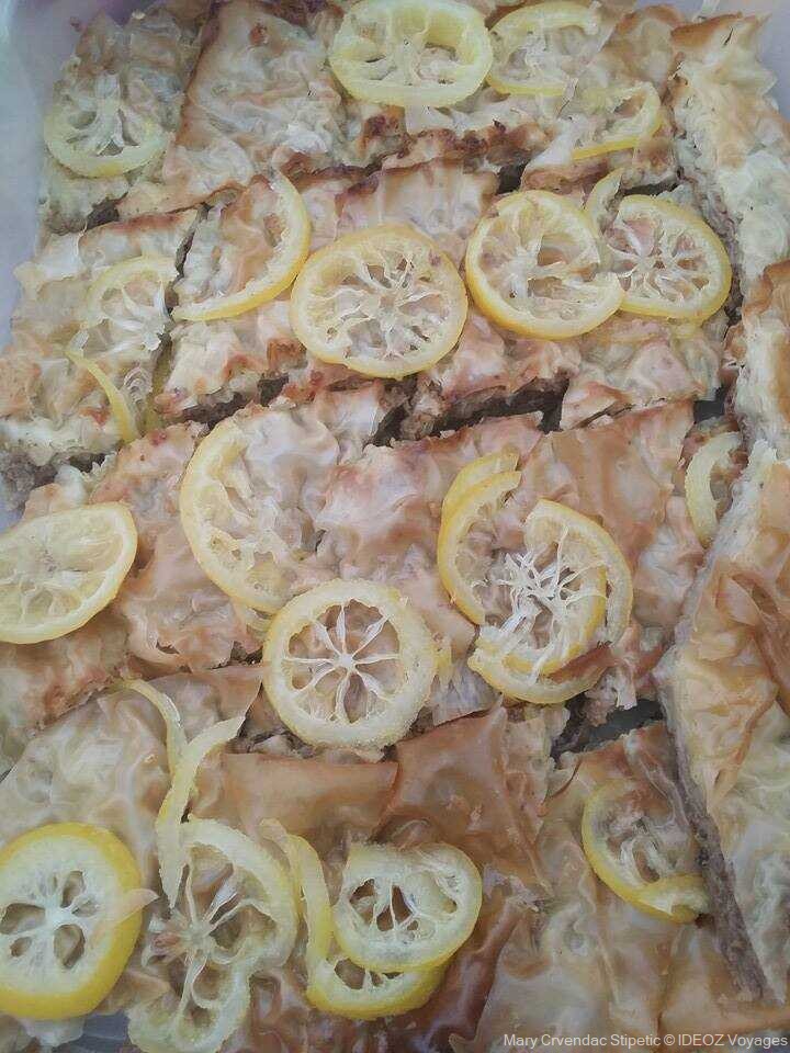 baklava croate au citron dessert de Slavonie