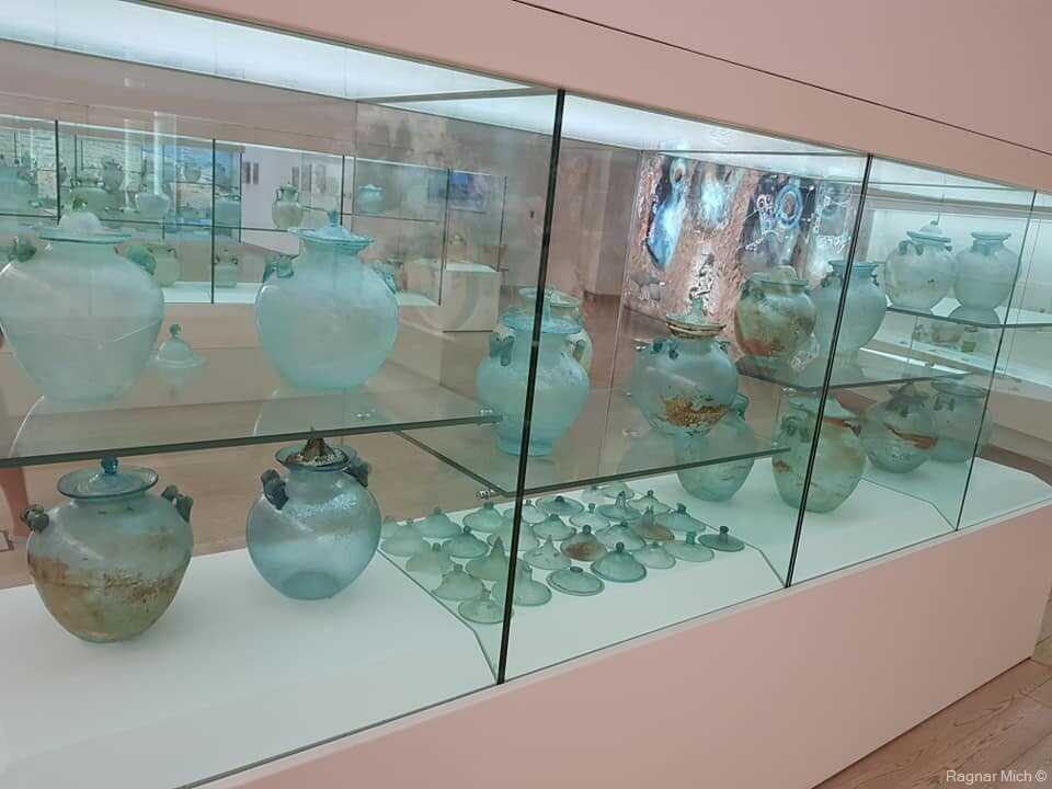 musée du verre à zadar flacons et amphores