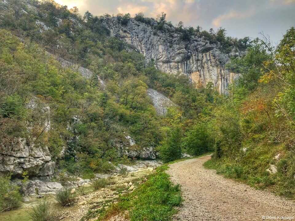 staza sedam slapova sentier le long de la rivière mirna en istrie verte