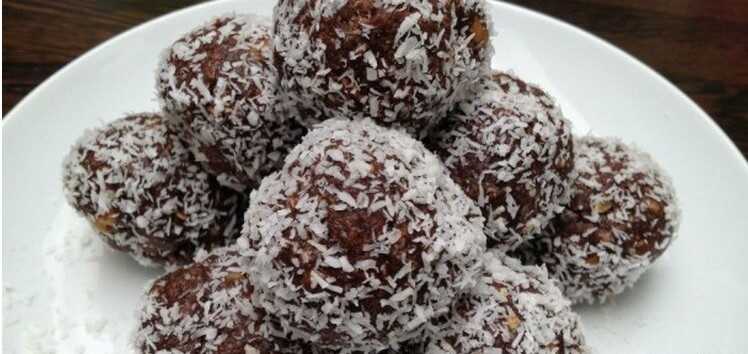 kokosove koule boules tchèques au coco et au chocolat
