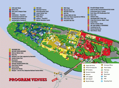 festival sziget map