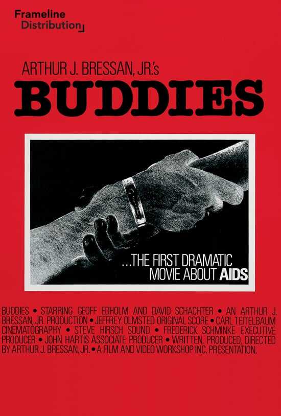 affiche buddies premier film dramatique sur le sida