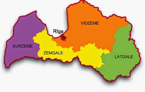 carte de la region de latgale en lettonie