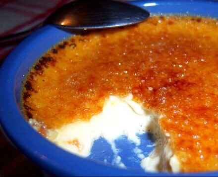 crème brulée savoureuse