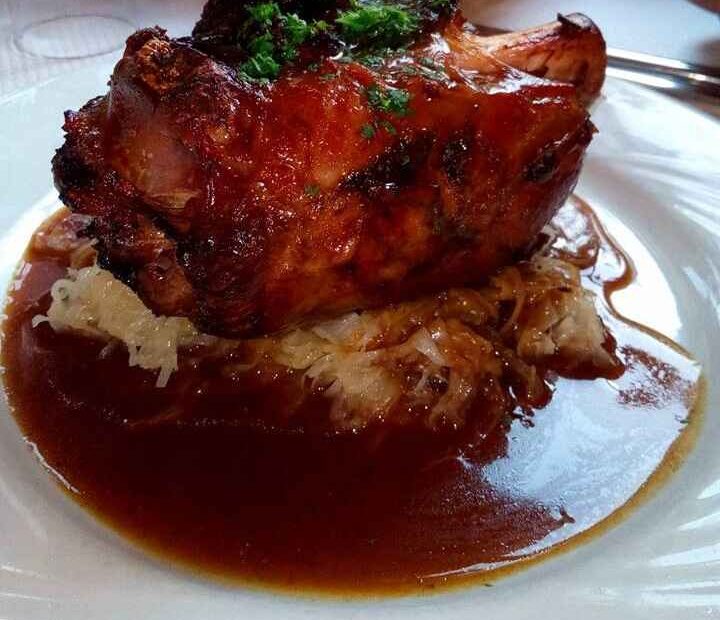 jambonneau poché au sauvignon de saint bris