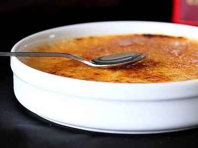 creme brulee au the de noel